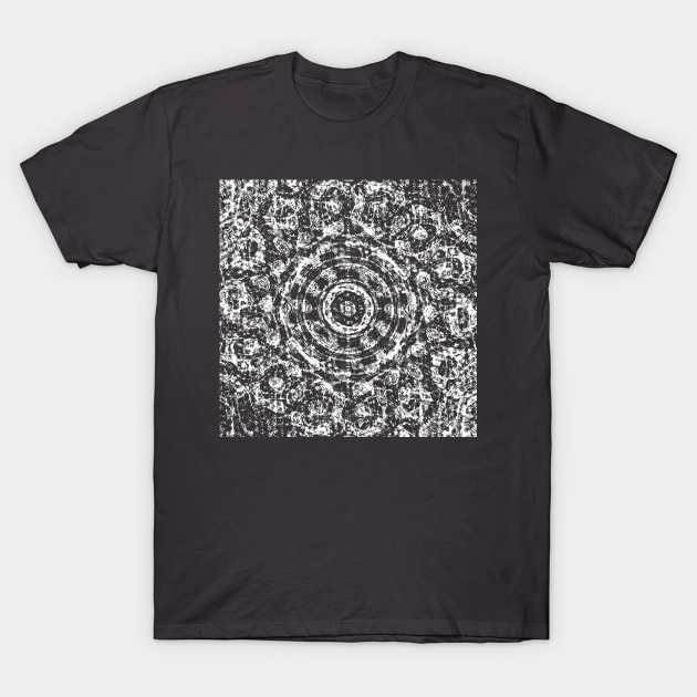 Abstract Op Art Quasi Crystal Vintage Waves T-Shirt by quasicrystals